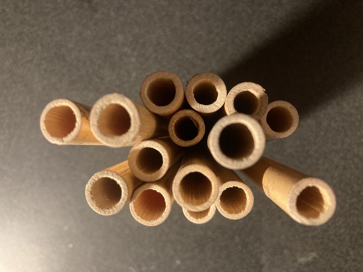 Tube cane pieces